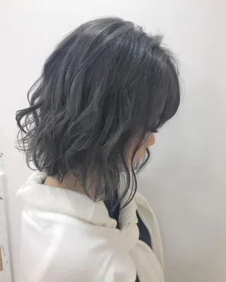 ミディアム カラー 全席個室 暖色カラー Zina松園優香🌸のヘアスタイル