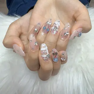 ネイル 🎀nana🫧 ワンホンネイル🎀のネイルデザイン
