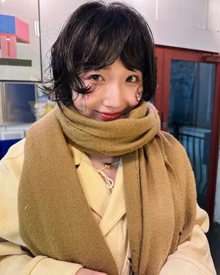 ショート パーマ レイヤー/パーマ /ウルフ/nabeのヘアスタイル