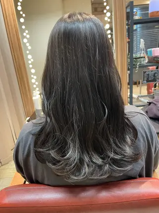 セミロング カラー ✨横須賀髪質改善✨️ 加藤 百音のヘアスタイル