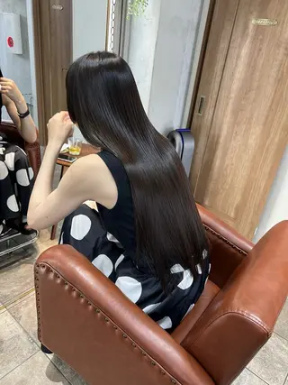 ロング パーマ 村上｜髪質改善 プロデュースのヘアスタイル