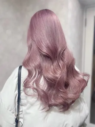 ミディアム カラー パーマ ヘアアレンジ メンズ キッズ レイヤー×ハイトーン / mihana🪐のヘアスタイル