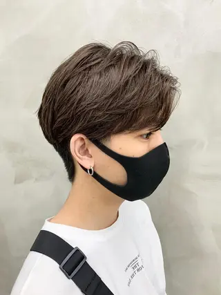 カラー メンズ 🌿似合わせ透明感 カラー松本朋幸🌿のヘアスタイル