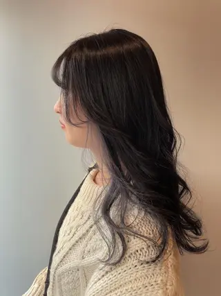 ロング カラー mizuki 韓国 ヘア/髪質改善のヘアスタイル