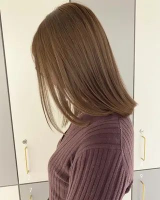 ミディアム カラー LOVESTOIKE 堂本のヘアスタイル