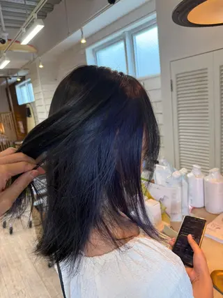 セミロング 下島 優人のヘアスタイル