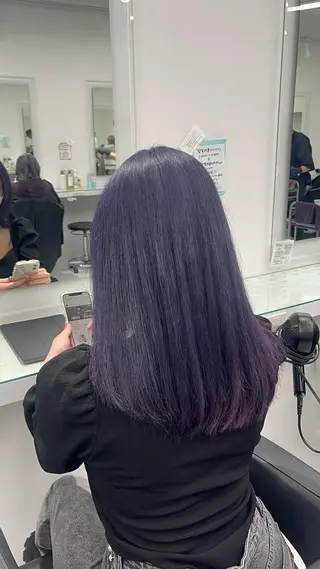 ロング カラー メンズ 艶感ミルクティー🤍 色落ち綺麗🤍ともやのヘアスタイル