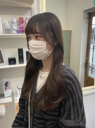 ロング 吉村 憂々のヘアスタイル