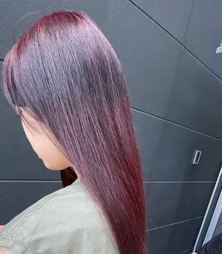 ロング NOA/トレンドヘア ブリーチなし艶カラーのヘアスタイル