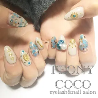 ロング ネイル STELLA 大西南帆のマツエク・マツパデザイン