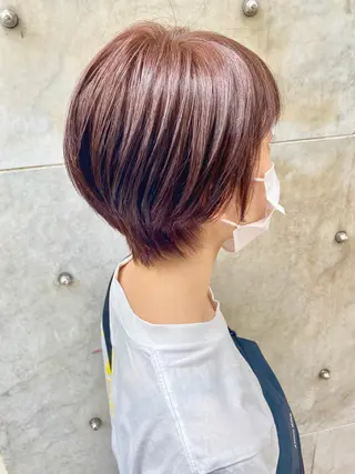 ショート カラー 【safric】 NAOのヘアスタイル