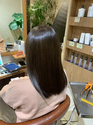 セミロング 新宿メンズパーマ特化 メンズバレイヤージュのヘアスタイル