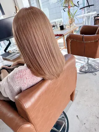 ミディアム 髪質改善美髪特化 ルイス奈良のヘアスタイル