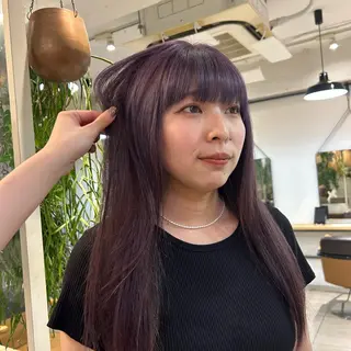 ロング カラー じゅわっと暖色カラー 🍊Moemiのヘアスタイル