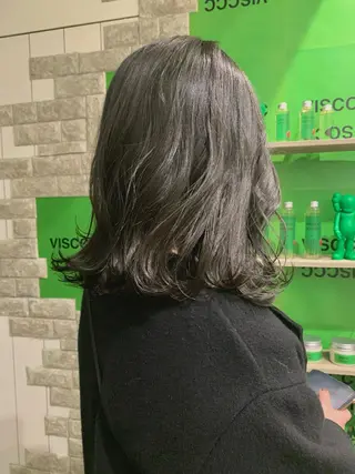 ミディアム ノモト ハルのヘアスタイル