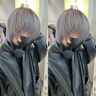 ミディアム カラー yoriダブルカラー 代表すがわらのヘアスタイル