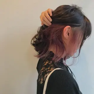 セミロング 見原   一秀のヘアスタイル
