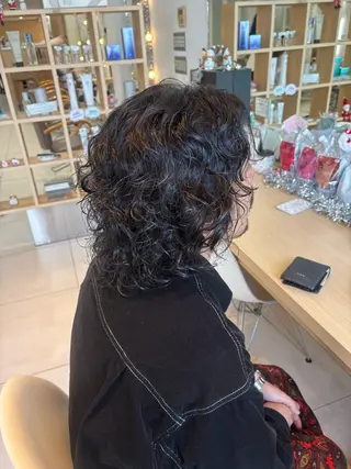 パーマ メンズ 💈メンズパーマ カラー💈momoのヘアスタイル