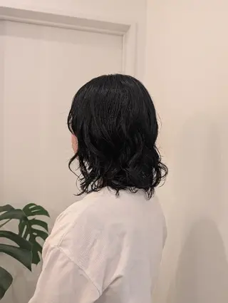 パーマ ミディアム ルプラボウ　小野寺 菜穂/豊橋/パーマのヘアスタイル