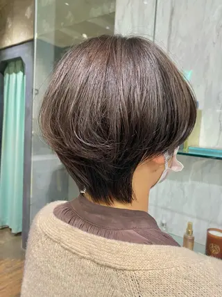 ショート カラー 松井美樹/似合わせ ガーリー・韓国のヘアスタイル