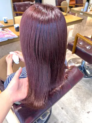 セミロング ニイムラ ミキのヘアスタイル