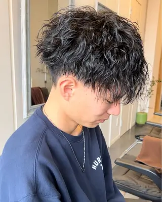 パーマ メンズ 守屋 智紀のヘアスタイル