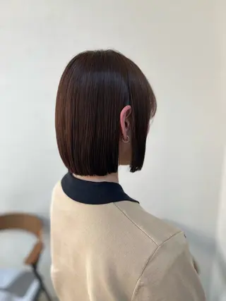 ショート Lamp 柏 山口 か乃 ブリーチカラーのヘアスタイル