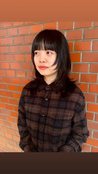 セミロング パーマ 似合わせヘア/ sayakaのヘアスタイル