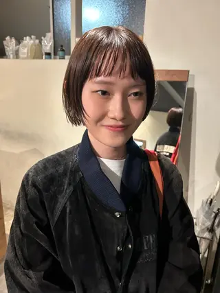 ショート メイ🩰透明感カラー レイヤーカットのヘアスタイル