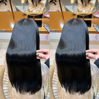 ロング カラー 💕韓国レイヤー× 髪質改善 宮内諒のヘアスタイル