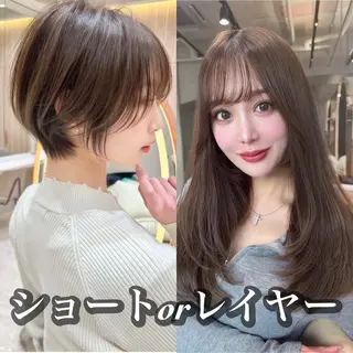 ロング 縮毛矯正/ブリーチ なしダブルカラー輝希のヘアスタイル