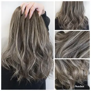 ミディアム カラー ヘアアレンジ 次世代シールエクステ 錦糸町 小泉 朋之のヘアスタイル