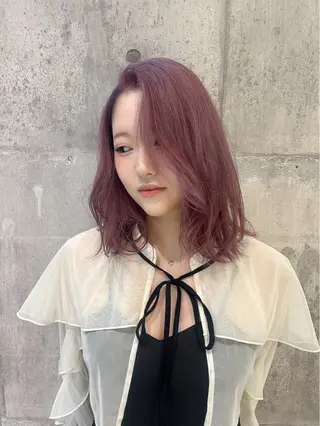 ショート カラー 【縮毛矯正ブリーチ】 MANATO🌈のヘアスタイル