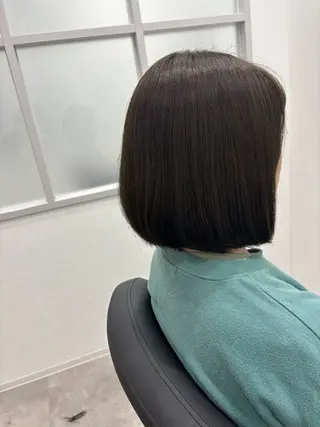 ミディアム カラー 髪質改善/透明感 カラー/内藤有須加のヘアスタイル