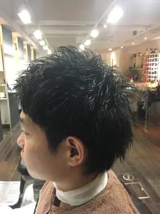 ショート メンズ 向井 優汰のヘアスタイル