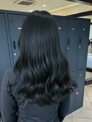 ロング カラー MOKA🌼 淵野辺デザインカラーのヘアスタイル