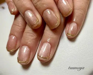ネイル tsumeya ゆるかわ手描きネイルのネイルデザイン