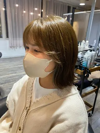 ミディアム ヘアセット/オカダ サラのヘアスタイル