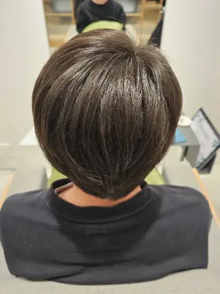 ショート メンズ パーマ ✂髪質改善ストレート NO.1 深澤 颯斗のヘアスタイル