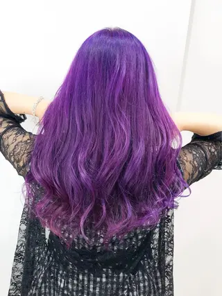 ロング カラー 🌙HIZUKI🌙 ハイトーン 艶髪のヘアスタイル