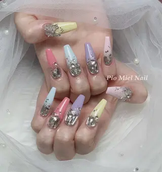 ネイル HANA 長さだしのネイルデザイン