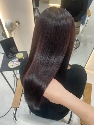 ロング 髪質改善/艶カラー 🎀レイヤーカットのヘアスタイル