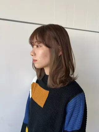セミロング カラー カラー特化美容師 💎EIKI💎のヘアスタイル