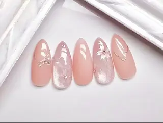ネイル H3 Nail Tsuki🦋💙のネイルデザイン