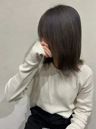 セミロング カラー 🍒中川葵久美🍒 レイヤー/メンズのヘアスタイル