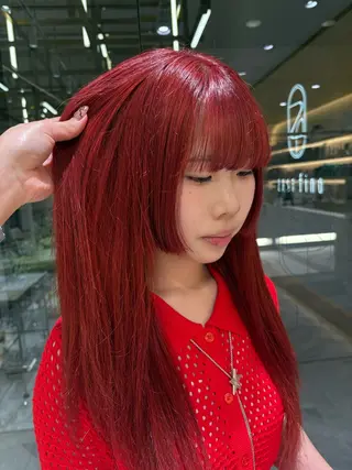 ロング カラー 🦋sana🦋 似合わせカット✁のヘアスタイル