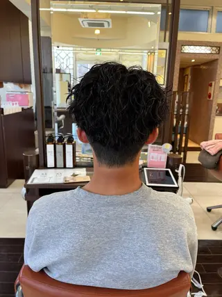 ショート パーマ メンズ 🧊メンズ特化🧊 高木航希のヘアスタイル
