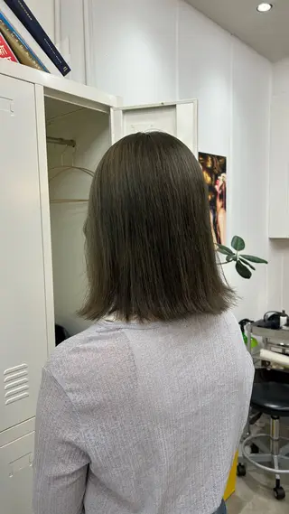 ミディアム カラー ほのか/西大橋/ /堀江/四ツ橋のヘアスタイル