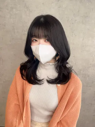 セミロング KAEDE🎀 縮毛矯正＆パーマ特化のヘアスタイル