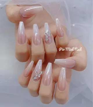 ネイル HANA 長さだしのネイルデザイン